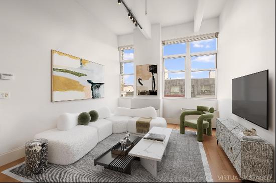 Welcome to Loft 5G, a meticulously designed two-bedroom, two-bathroom residence in the 