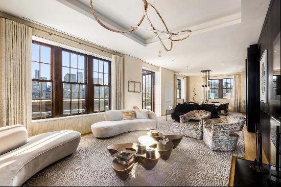 The Penthouse at 224 Mulberry is a custom, one-of-a-kind duplex residence crowning one 