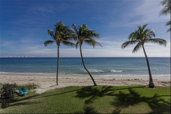 Beachfront Tranquil Living! Experience this gorgeous spacious two-bedroom plus den three-b