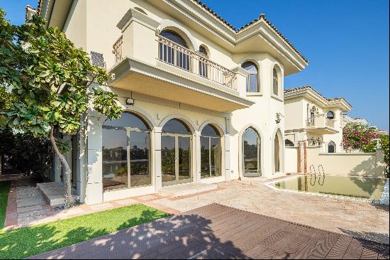 Atrium Entry Villa with Private Beach