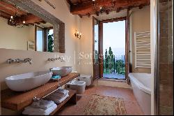 country house dating 1800 overlooking Todi