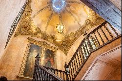 Historic palace house with courtyard in Andujar