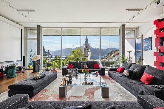 Exceptional loft in the heart of Montreux!