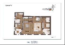 Mulini Mandelli - Three and four-room apartments with covered loggia