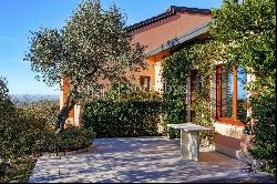 Panoramic villa among the vineyards of Soave