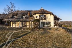 The countryside in Lausanne. Beautiful two-family house