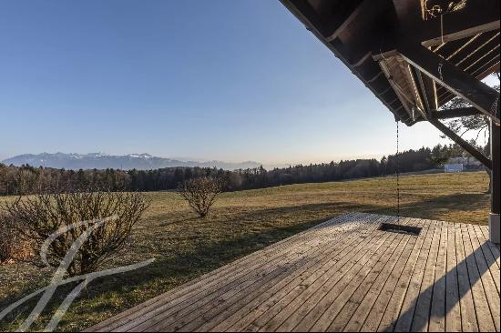 The countryside in Lausanne. Beautiful two-family house