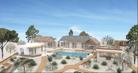 Exceptional plot with coastline views,  gated community,  plot 2892 sqm, Pego, Comporta