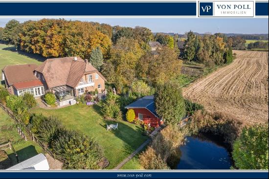 spacious home on a rural plot