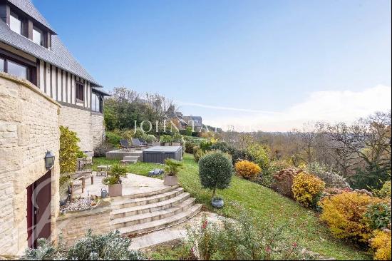 Normandie - Benerville sur Mer - Norman house - Panoramic view