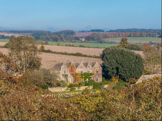 A charming and historic house in an exceptional position on the edge of the Cotswolds.