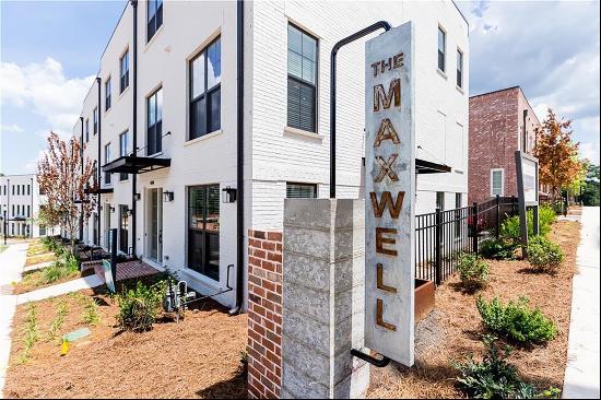 Newer Construction Townhome in The Maxwell Neighborhood in Downtown Alpharetta