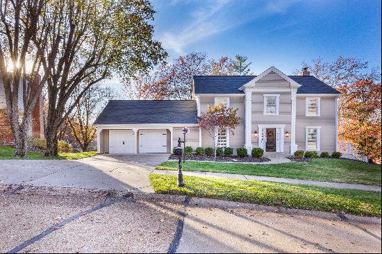 Recently renovated 4-bed executive rental home nestled in prestigious Des Peres