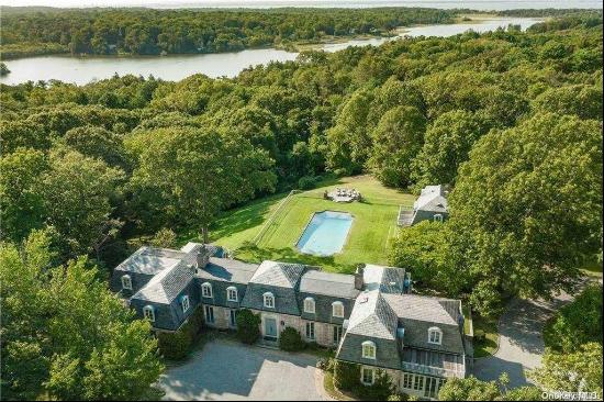 Magnificent Mill Neck Estate situated on 11.79 picturesque acres. This Well Appointed & Re