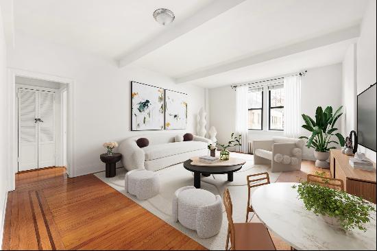 In the highly desirable enclave of Beekman Place, 425 East 51st Street #9A is a classic