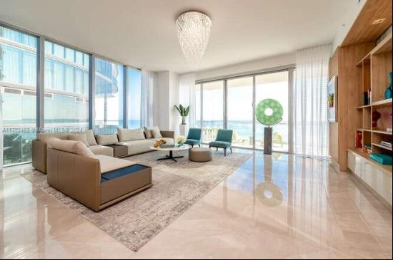 Perched within one of Miami's most prestigious residential towers, this sophisticated resi