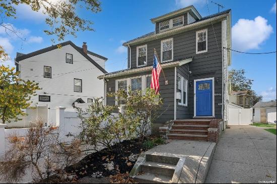 Welcome to this elegant two-family home in Rosedale, Queens with private 5-6 car driveway!