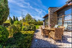 Modern house on the banks of the Lielupe River