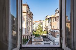 Bright Apartment in Historic Building on a Prime Parioli Street