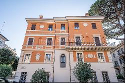 Bright Apartment in Historic Building on a Prime Parioli Street