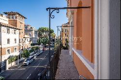 Bright Apartment in Historic Building on a Prime Parioli Street