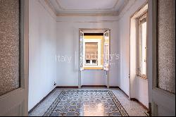 Bright Apartment in Historic Building on a Prime Parioli Street