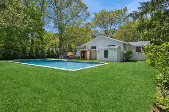 Introducing the beautifully updated residence at 40 Stoney Hill Rd, Sag Harbor. Nestled in