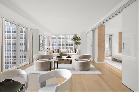 <p>Step into unit 9E at 135 West 52nd Street, a gem nestled in the heart of New York City.