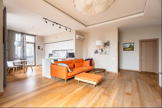 Spacious 3-room apartment with a terrace and underground parking