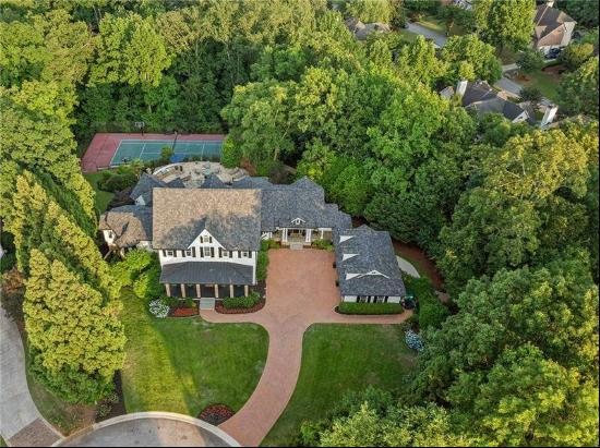 one-of-a-kind two-acre property in popular Vinings Estates