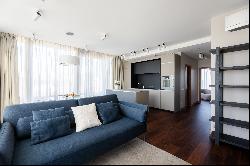 Perfect, modern design 3-room penthouse apartment in Centrus project