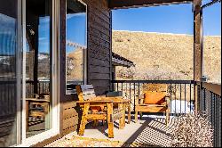 Mountain Views and Privacy from Hideout End Unit