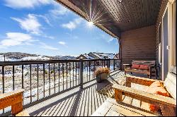 Mountain Views and Privacy from Hideout End Unit