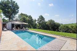 ARBONNE, CLOSE TO BIARRITZ, RENOVATED BASQUE FARM, VIEW OF THE MOUNTAINS