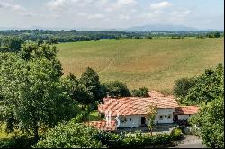 ARBONNE, CLOSE TO BIARRITZ, RENOVATED BASQUE FARM, VIEW OF THE MOUNTAINS