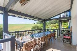 ARBONNE, CLOSE TO BIARRITZ, RENOVATED BASQUE FARM, VIEW OF THE MOUNTAINS