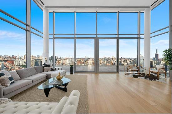 High atop historic SoHo is this four bedroom penthouse that is as impressive as it is b