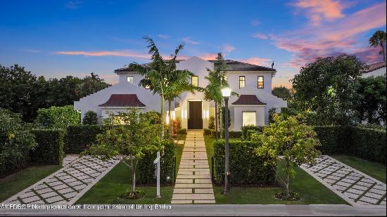 Remarkable New Estate on East Lakewood Road. One of West Palm Beach's most prestigious add