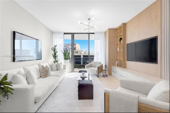 Experience luxury living at Brickell Flatiron in this stunning 3-bedroom + den, 4.5-bathro