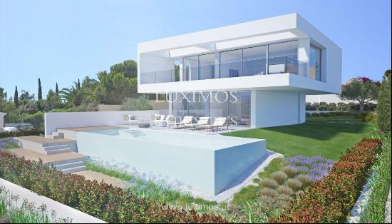 Modern 3-bedroom villa, under construction, with pool, in Lagos, Algarve