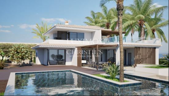 4+1 bedroom luxury villa under construction, for sale, Porto de Mos, Algarve