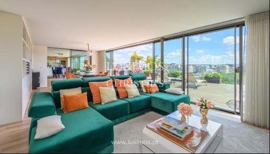 Four bedroom penthouse with Douro river views, Gaia, Porto, Portugal