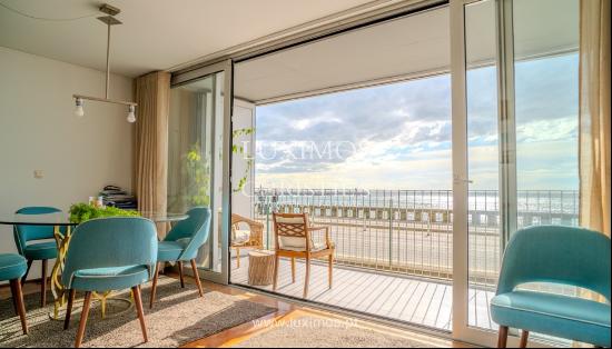 Three bedroom apartment on the seafront for sale in Foz, Porto, Portugal