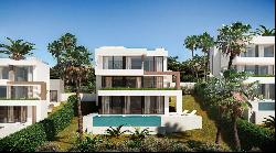 Modern villa with golf course views at La Cala Golf, Mijas