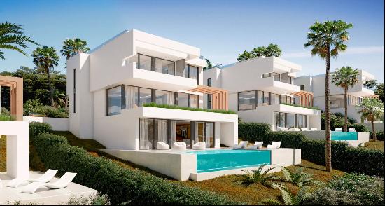 Modern villa with golf course views at La Cala Golf, Mijas