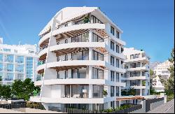 Apartment boat-shaped building next to Puerto Marina, Benalmádena