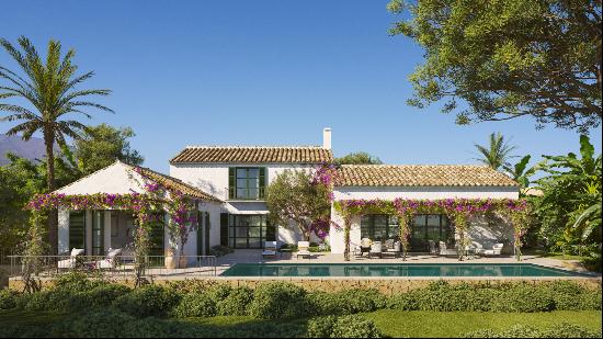 Authentic Andalusian spirit in this villa of magnificent panoramic villas in Finca Cortes