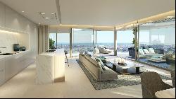 Exclusive newly built luxury penthouse with two terraces, swimming pool and panoramic sea