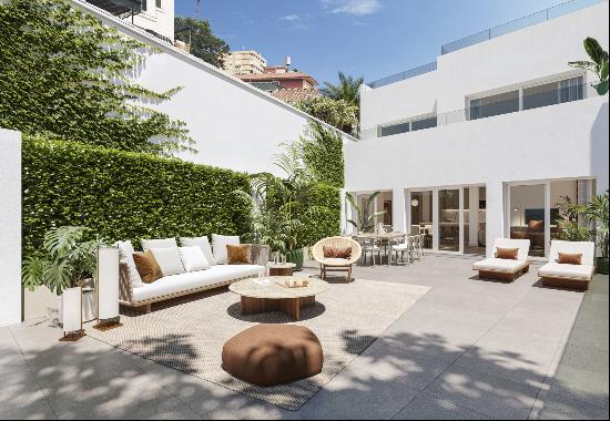 Bright, elegant, and sophisticated ground-floor apartment in the prestigious Monte Sancha