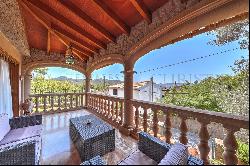 High quality Mediterranean villa in center of Es Capdella with mountain views